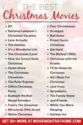 The Ultimate Christmas Movies List (61 Ideas + Checklist Printables!)