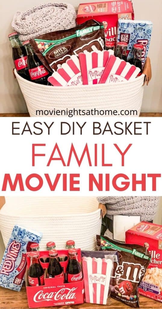 DIY Family Movie Night Gift Basket Ideas