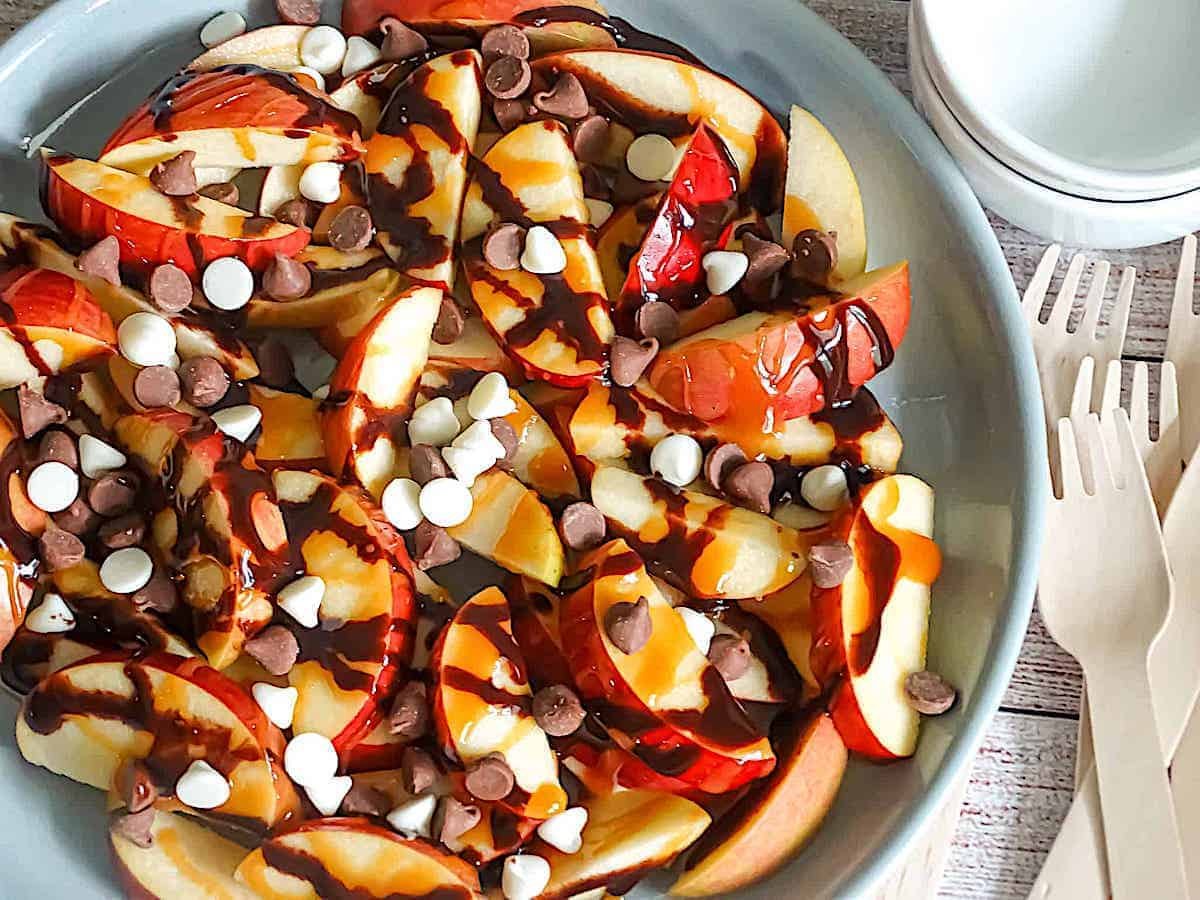apple nachos