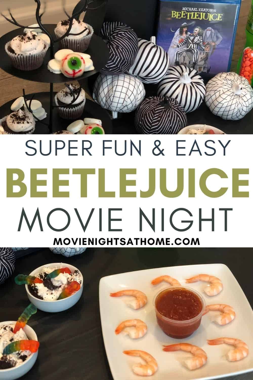 Host a Spooky Beetlejuice Party & Themed Dinner Ideas