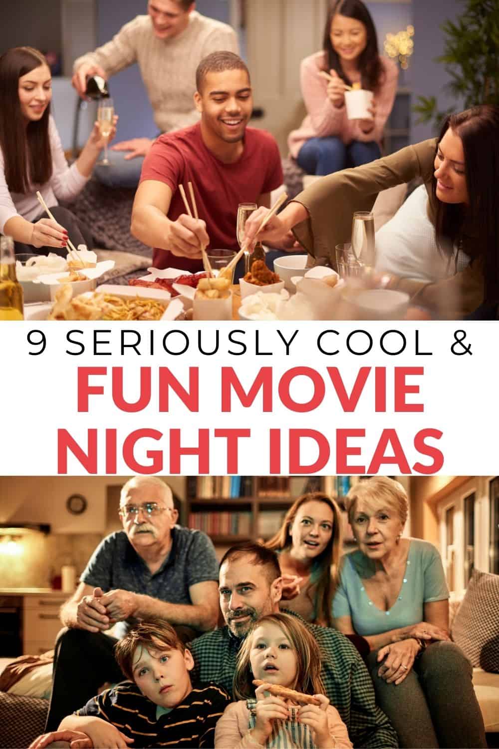 9 Super Fun Movie Night Ideas at Home with Family & Friends