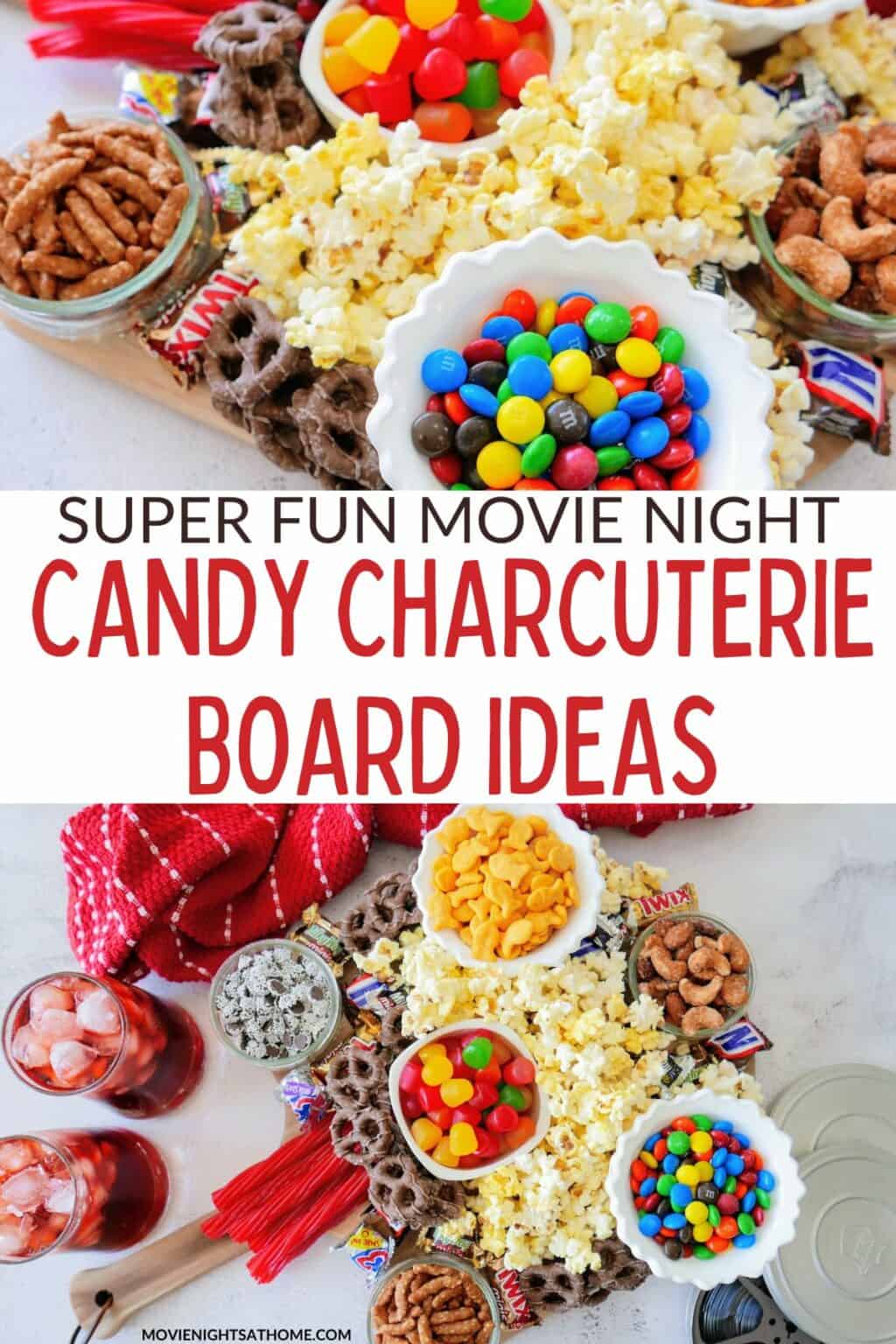 Make a Fun Movie Night Candy Charcuterie Board